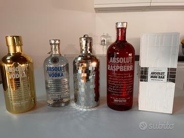 Bottiglie Absolut Vodka