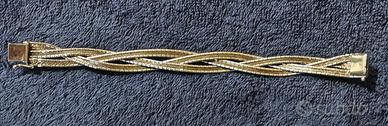 Bracciale intrecciato in argento 925