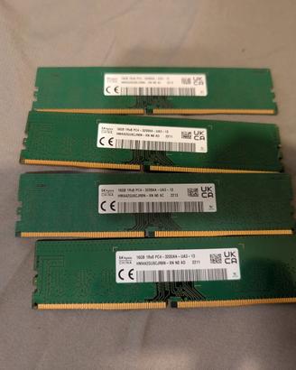 Kit 4x16G SK hynix DDR4 3200 UDIMM HMAA2GU6CJR8NXN