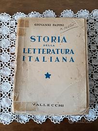 Storia della Letteratura Italiana 1 G. Papini