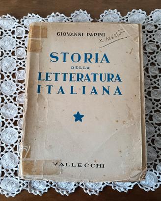 Storia della Letteratura Italiana 1 G. Papini