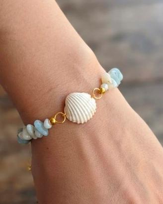 Bracciale mare con conchiglia 