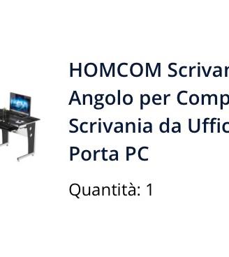 Scrivania angolare