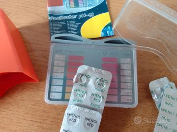 Kit di misurazione del pH e cloro in piscine etc