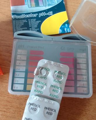 Kit di misurazione del pH e cloro in piscine etc