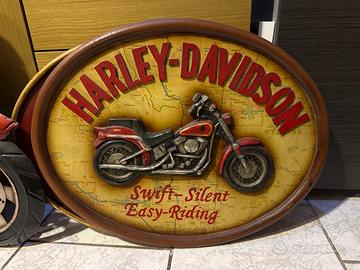 Quadro legno Harley Davidson