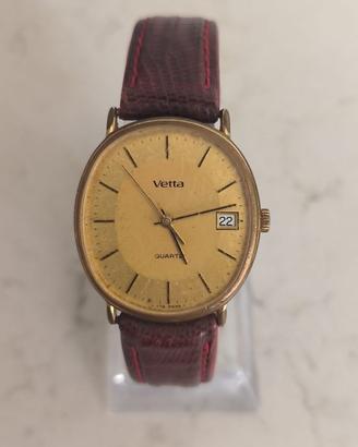 Vetta placcato oro unisex vintage data