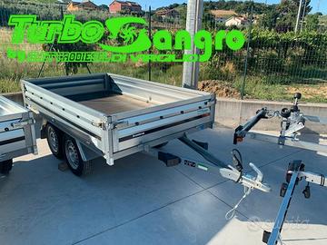 Carrello Ellebi doppio asse senza freni