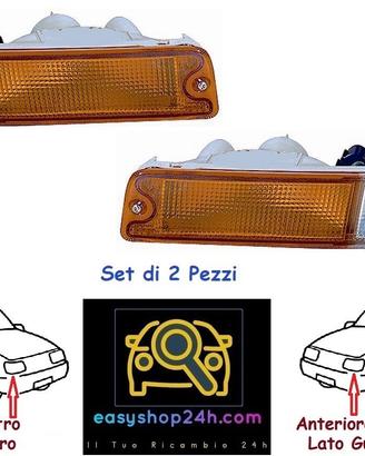 SET 2 FANALE FANALINO FRECCIA ANTERIORE SX DX PER 