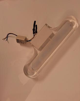 Applique da specchio led 6w trasparente