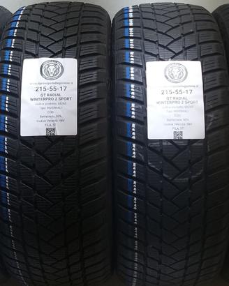 4 GOMME 215 55 17 GT RADIAL A68265