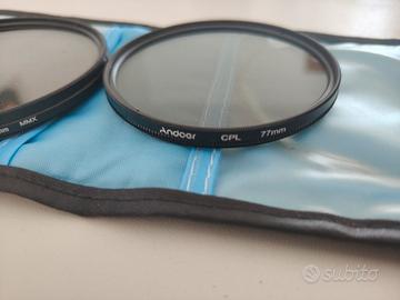Filtri vari per obiettivi fotografici 