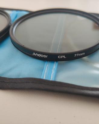 Filtri vari per obiettivi fotografici 