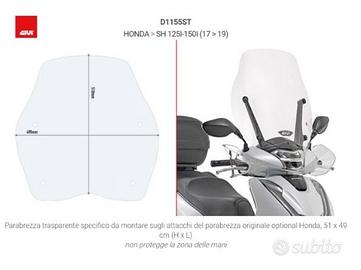 Parabrezza GIVI per Honda SH 125/150 cod. D1155ST