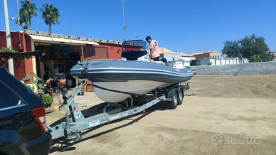 Carrello per trasporto barche e gommoni