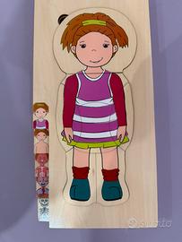 Puzzle legno “esplorando il corpo umano”