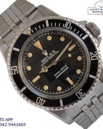 ROLEX Submariner 5512 No date tritium dial 1960