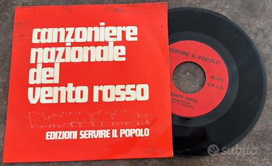 45 Giri 7" -Canzoniere Nazionale del “Vento Rosso”