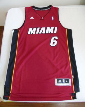 CANOTTA MIAMI HEAT LE BRON JAMES ORIGINALE