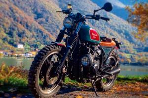 Kawasaki gpz550 1985 scrambler