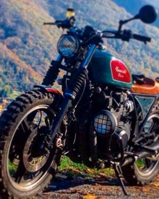 Kawasaki gpz550 1985 scrambler
