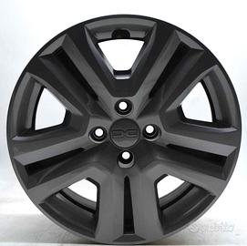 4 cerchi ferro dacia sandero stepway r16 ft3779