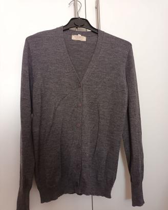 Cardigan donna lana grigio Tg. 44