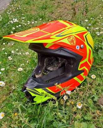 Casco Hjc FG - X taglia M giallo rosso.