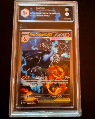Mega charitzard x ex psa graad gradato 9.5 Mint