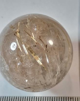 sfera quarzo rutilato