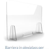 barriera in plexiglass 