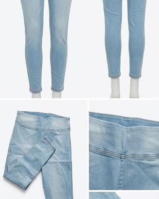 Jeans donna pantaloni jeggings skinny  nuova