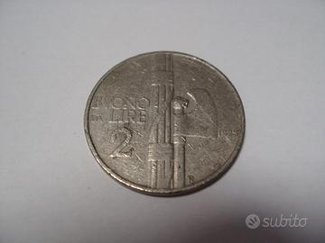 moneta da 2 Lire 1923 splendida