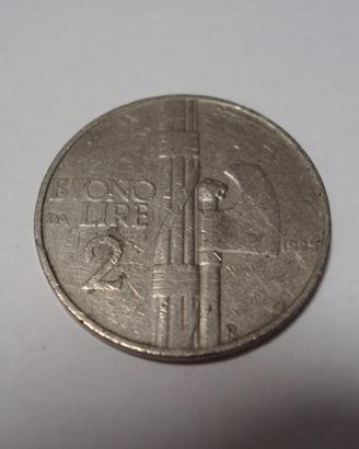 moneta da 2 Lire 1923 splendida