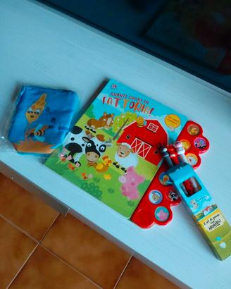 libro con suoni +penne animali e astuccio 