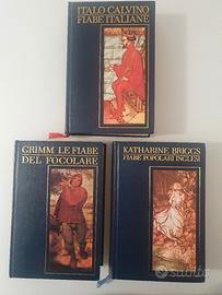 Tre libri di fiabe popolari Italiane e Inglesi