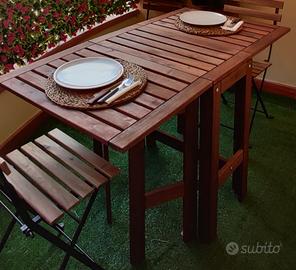 tavolo applaro ikea da esterno/interno gateleg