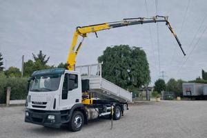 Iveco Eurocargo 160E22 P gru Jib e ribaltabile