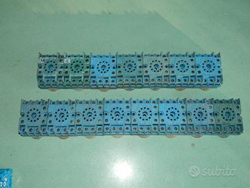 Zoccoli Finder 90.27 relè 11 pin per barra omega