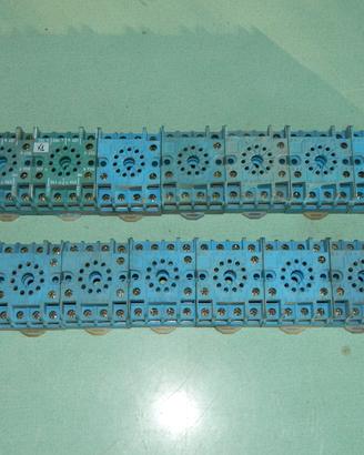 Zoccoli Finder 90.27 relè 11 pin per barra omega