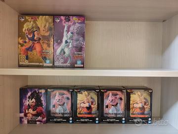 Lotto 7 Figure Dragon Ball Bandai Nuove Sigillate