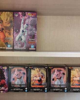 Lotto 7 Figure Dragon Ball Bandai Nuove Sigillate