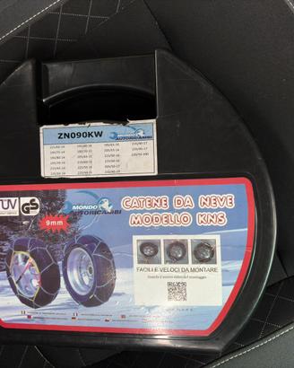 Catene da neve KNS 9 mm nuove - modello ZN090KW