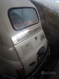 fiat 500 del 71 con targa originale Napoli 