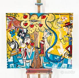 Quadro moderno 100x120 cm arredamento  casa