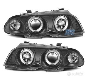 FARI BMW E46 4 PORTE 98-01 ANGEL EYES CCFL FONDO N