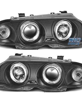 FARI BMW E46 4 PORTE 98-01 ANGEL EYES CCFL FONDO N