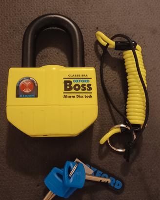Lucchetto Oxford Boss blocca disco con allarme