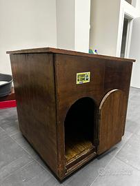 Cuccia fatta interamente a mano, coibentata