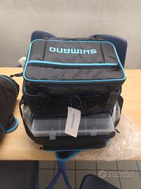 Borsa serfcasting +cassetti+termica+portacanne